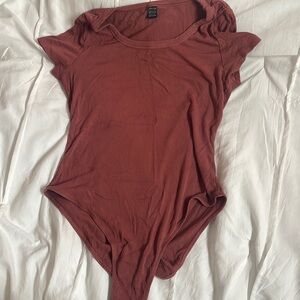 This is a brownish red body suit from SHEIN!